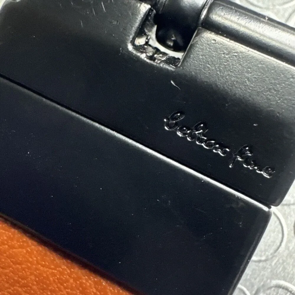 Beltox Fire Reversible Faux Leather Roller Buckle Mens XL 44 46 48 Twist Flip